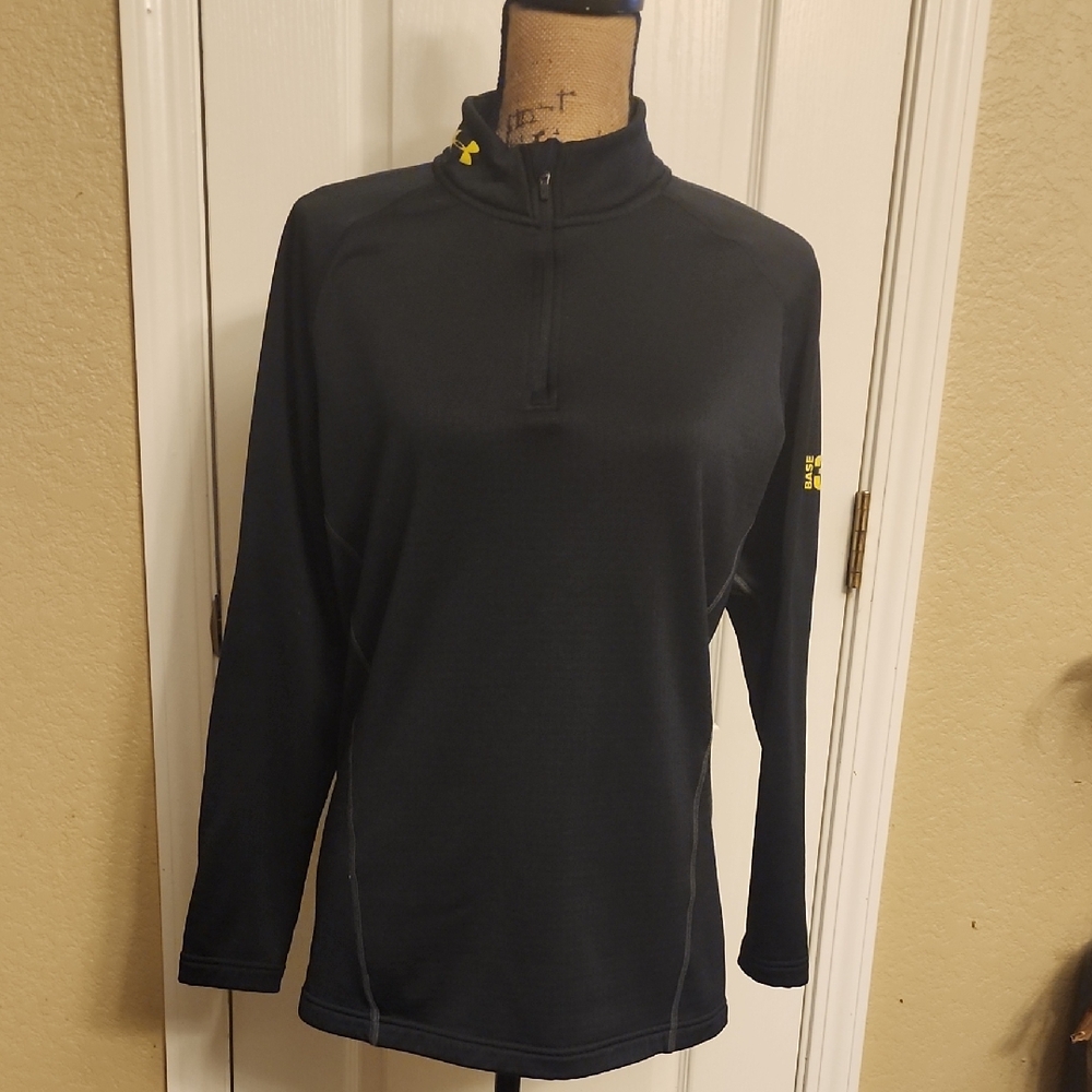 Under Armour Black Quarter Zip Pullover Size L